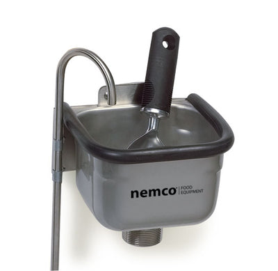 Nemco ice cream spade well stainless steel dipper station