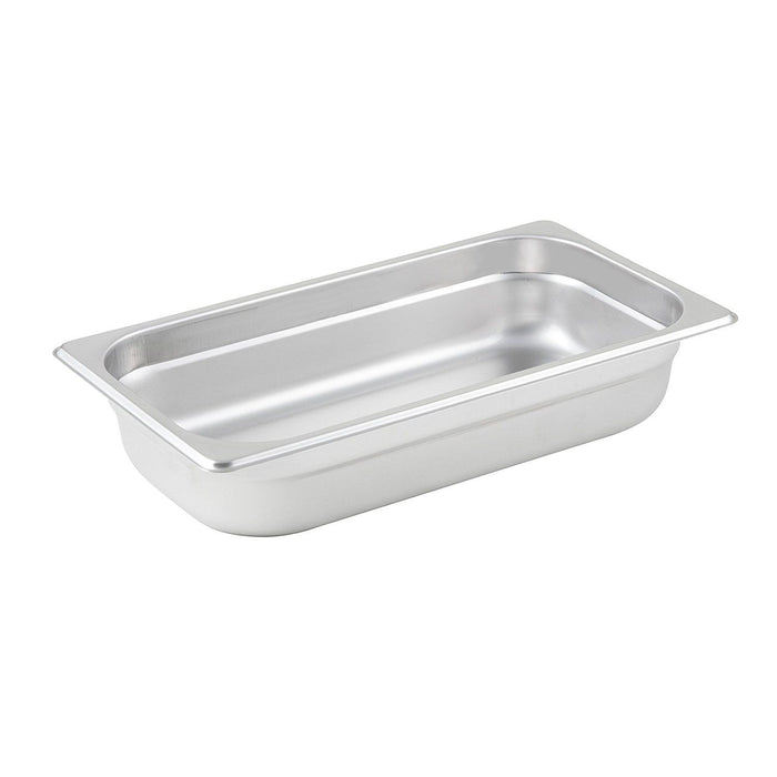 Winco SPJP SERIES, Anti-jam Steam Pan, 23 Gauge Stainless Steel (Price/Piece)- Available in Different Sizes