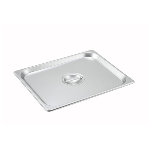 Winco SPSC Series Steam Food Pan Covers Stainless Steel 25 Gauge, Solid (Price / Piece) - Available in Different Sizes