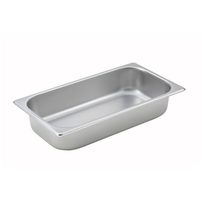 Winco Straight-Sided Steam Pan, 25 Gauge Stainless Steel (Price/Piece) - Available in Different Sizes