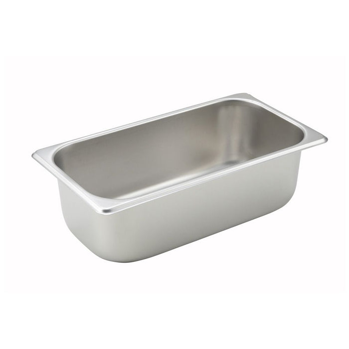 Winco Straight-Sided Steam Pan, 25 Gauge Stainless Steel (Price/Piece) - Available in Different Sizes