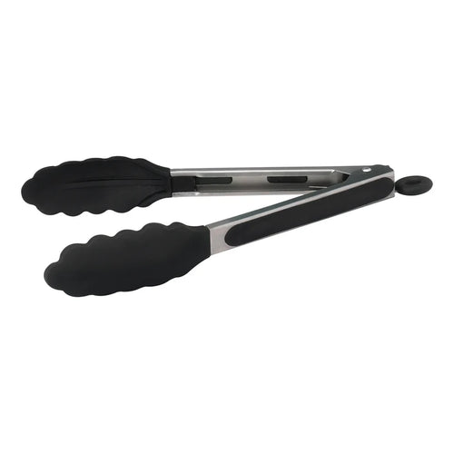 Winco Silicone Grip Utility Tongs with Locking Clip & Non-Slip Tips