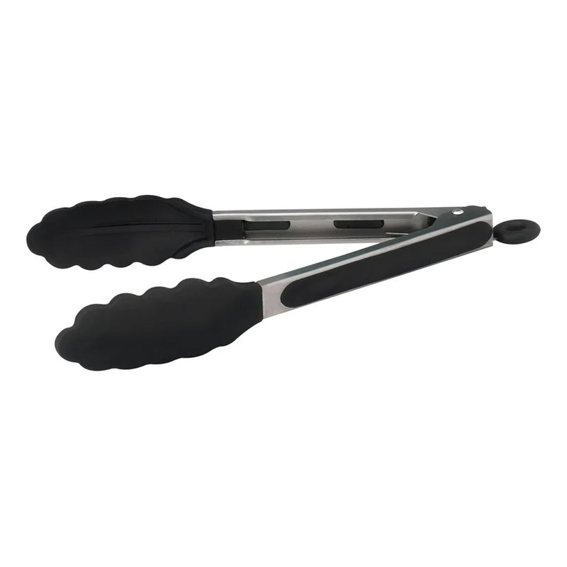 Winco Silicone Grip Utility Tongs with Locking Clip & Non-Slip Tips