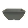Thunder Group Melamine Western 8 oz, 3-7/8" x 3-7/8", 1-3/4" Deep, Square Bowl, Classic Stone Grey,1 doz