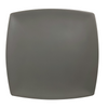 Thunder Group Melamine Western 7-1/4" x 7-1/4", 1/2" Deep, Square Plate, Classic Stone Grey,1 doz
