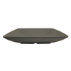 Thunder Group Melamine Western 28 oz, 8-1/2" x 8-1/2", 1-5/8" Deep, Square Salad Bowl, Classic Stone Grey,1 doz