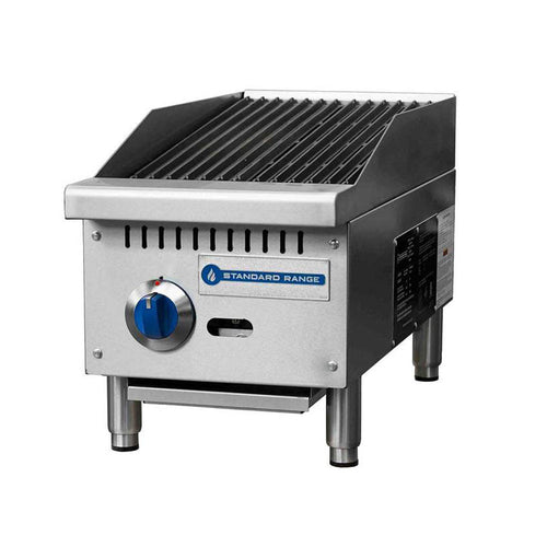 Standard Range SR-CB12-M 12-Inch Gas Countertop Radiant Charbroiler - 35,000 BTU