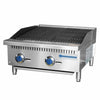 Standard Range SR-CB24-M 24-Inch Gas Countertop Radiant Charbroiler - 70,000 BTU