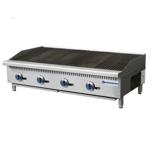 Standard Range SR-CB48-M 48-Inch Gas Countertop Radiant Charbroiler - 140,000 BTU