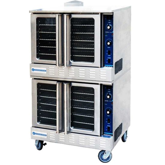 Standard Range SR-COG-DBL Full-Size Double-Deck Gas Convection Oven - 108,000 BTU
