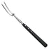 Winco Acero Forged Curved Cook's Forks Black POM High Carbon Stainless Steel