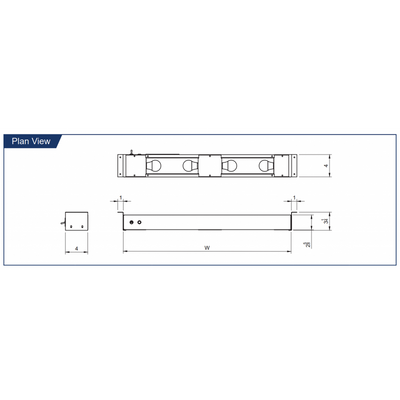 S/S Overhead Food Display Light