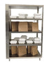 Nemco 6302 Stainless Steel Heated To-Go Shelf - 120V, 1400W