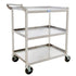 Stainless Steel Utility Carts w/ 1" Upturn on Three Sides C-31K GSW