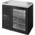 True TBR36-RISZ1-L-B-G-1 Reach-In Single Zone Refrigerator with Left Side Refrigeration System. Black Exterior and Glass Swing Doors