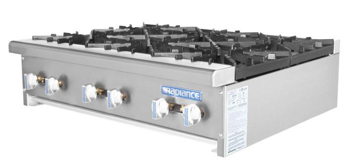 Radiance Countertop Hot Plate TAHP-36-6 by Turbo Air