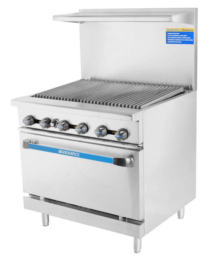 Radiance Restaurant Range TAR-36RB by Turbo Air