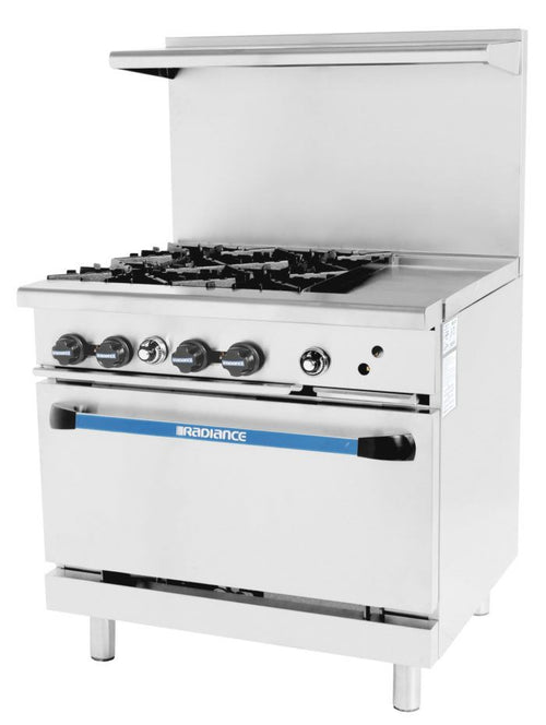 Radiance Restaurant Range TARG-4B12G by Turbo Air