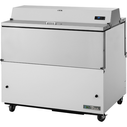 True TMC-49-DS-SS-HC Dual Sided, White and Stainless Steel Exterior/Stainless Steel Interior with Hydrocarbon Refrigerant
