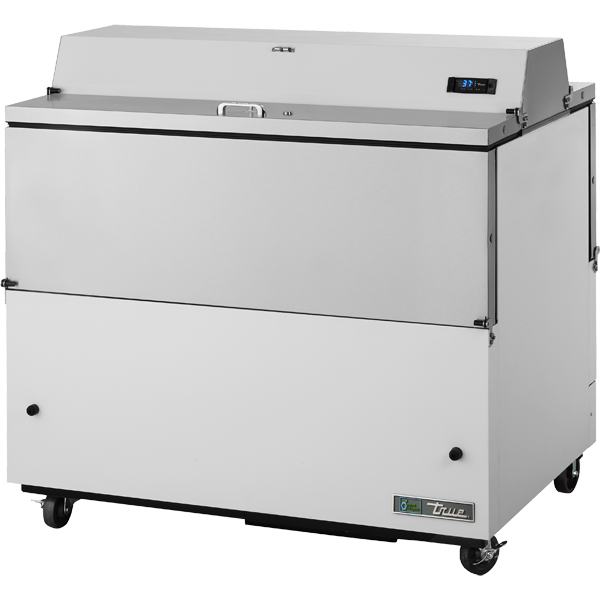 True TMC-49-DS-SS-HC Dual Sided, White and Stainless Steel Exterior/Stainless Steel Interior with Hydrocarbon Refrigerant
