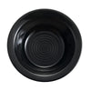 CAC Chinaware Color Tango Grapefruit Dish Black 13oz 6 5/8"