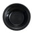 CAC Chinaware Color Tango Grapefruit Dish Black 13oz 6 5/8