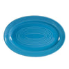 CAC Chinaware Color Tango Oval Platter Peacock 10 5/8"
