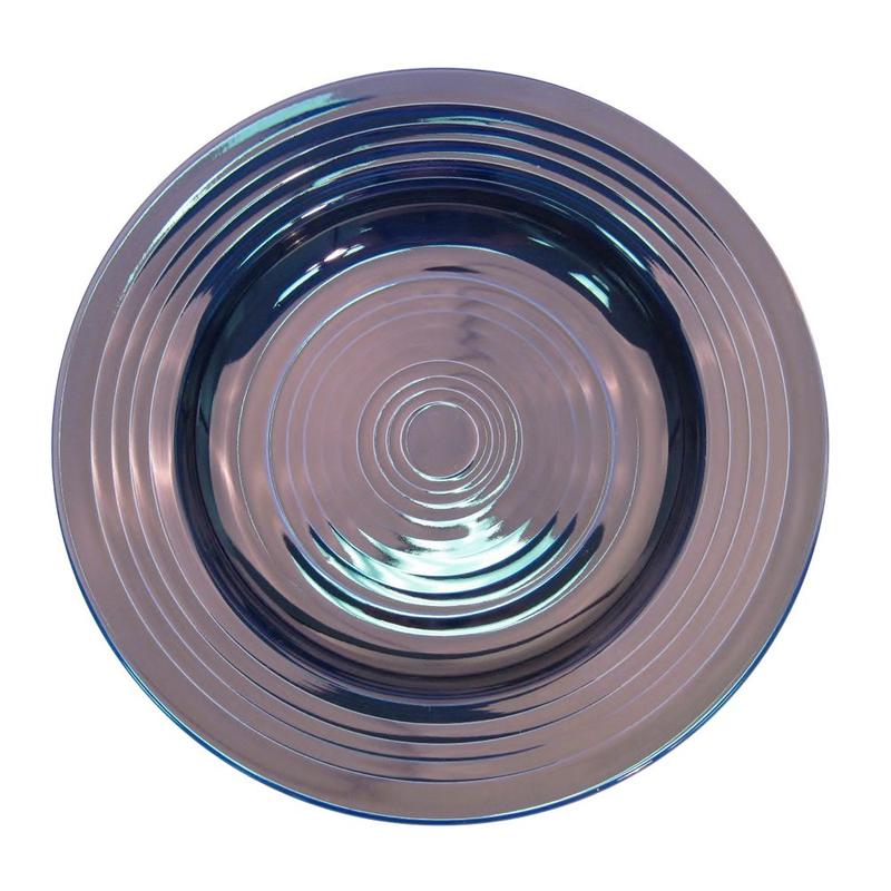 CAC Chinaware Color Tango Pasta Bowl Cobalt Blue 22oz 12"