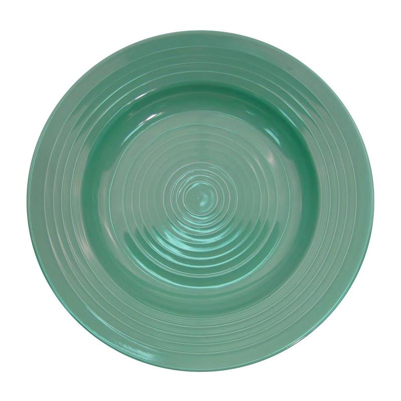 CAC Chinaware Color Tango Pasta Bowl Green 22oz 12"