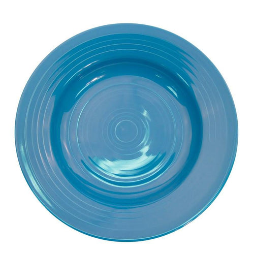 CAC Chinaware Color Tango Pasta Bowl Peacock 22oz 12"