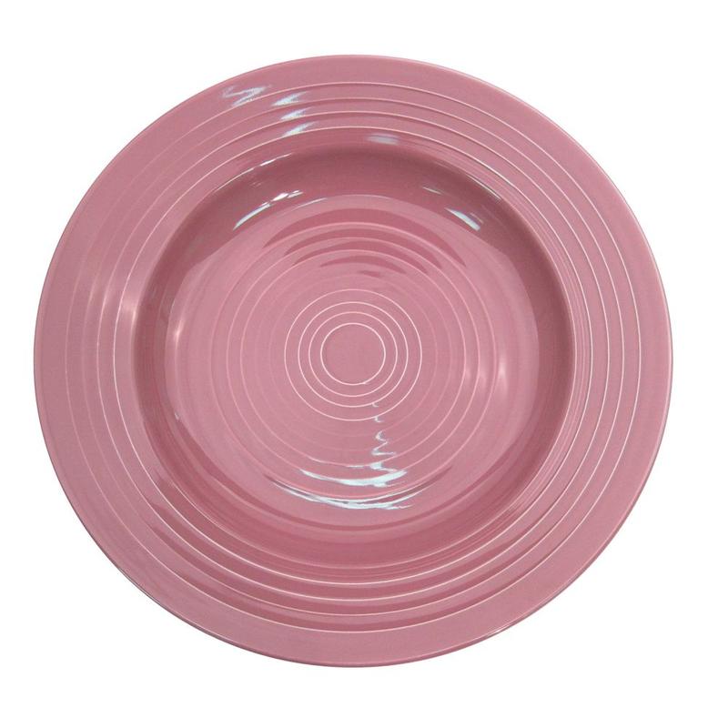 CAC Chinaware Color Tango Pasta Bowl Plum 22oz 12"