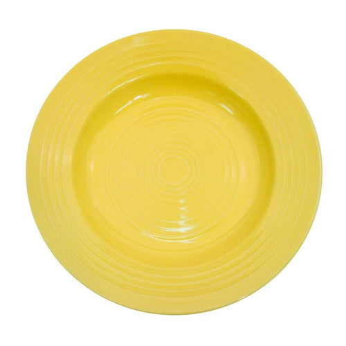 CAC Chinaware Color Tango Pasta Bowl Sunflower 22oz 12"