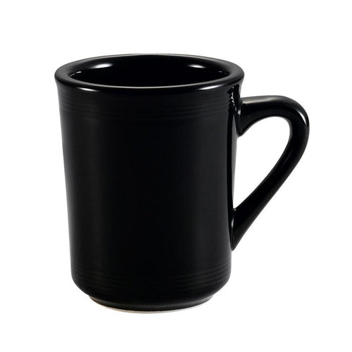 CAC Chinaware Color Tango Mug Black 8oz 3 1/4"