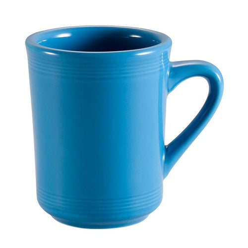 CAC Chinaware Color Tango Mug Peacock 8oz 3 1/4"