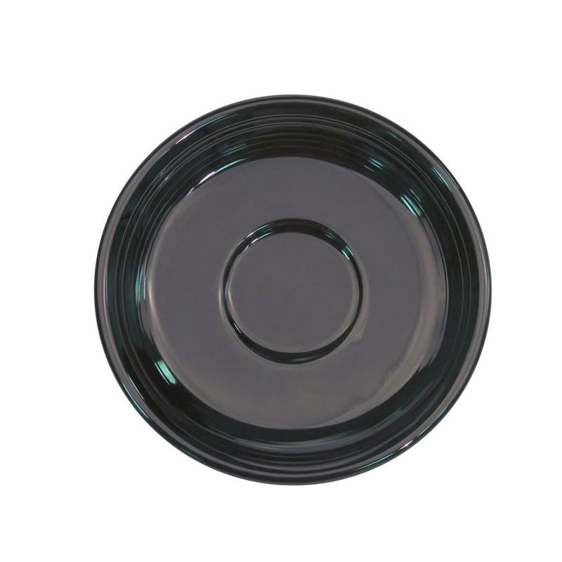 CAC Chinaware Color Tango Saucer Black For TG-1-BLK 6"
