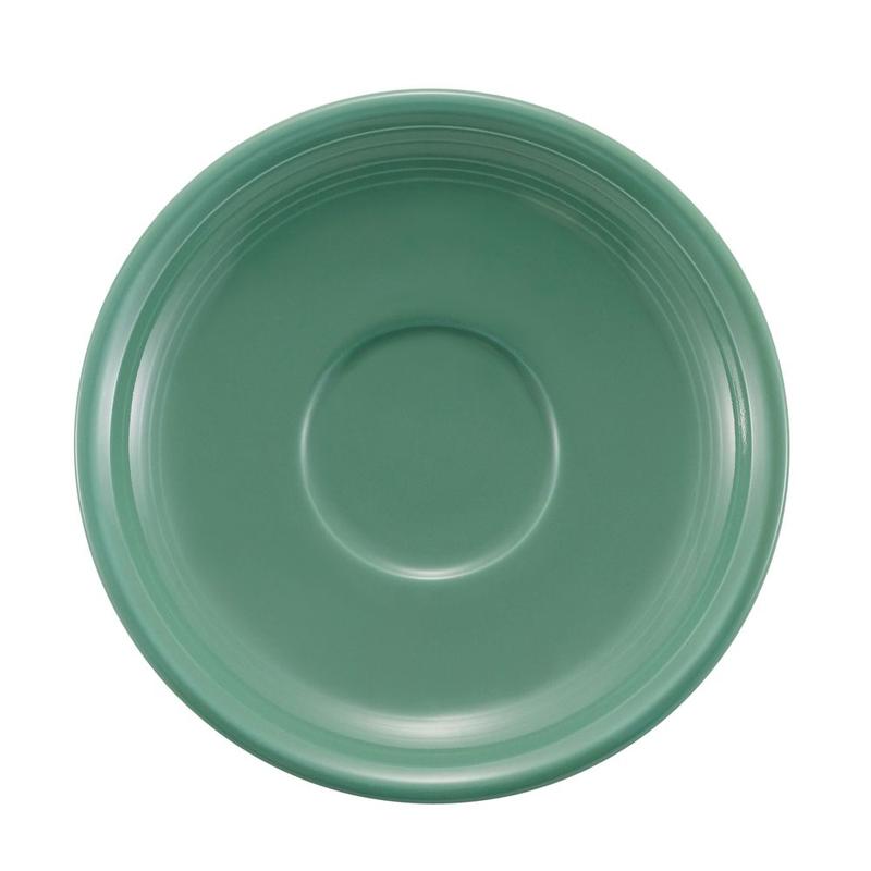 CAC Chinaware Color Tango Saucer Green For TG-1-G 6"