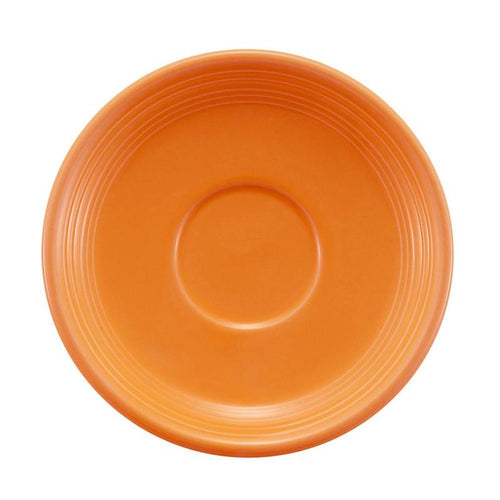 CAC Chinaware Color Tango Saucer Tangerine For TG-1-TNG 6"