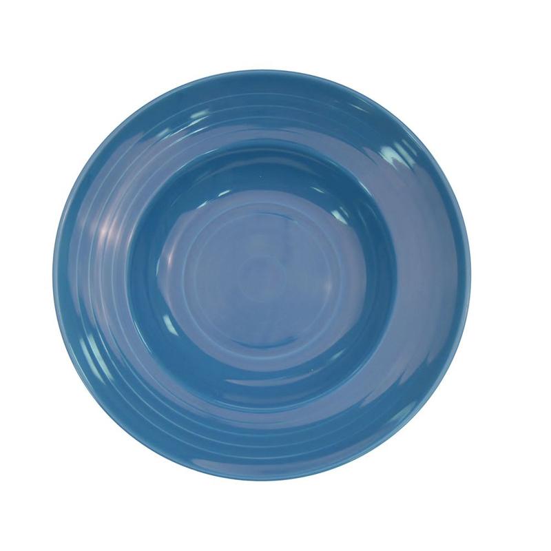 CAC Chinaware Color Tango Pasta Bowl Peacock 9oz 9"