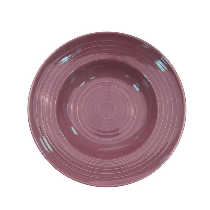 CAC Chinaware Color Tango Pasta Bowl Plum 9oz 9"