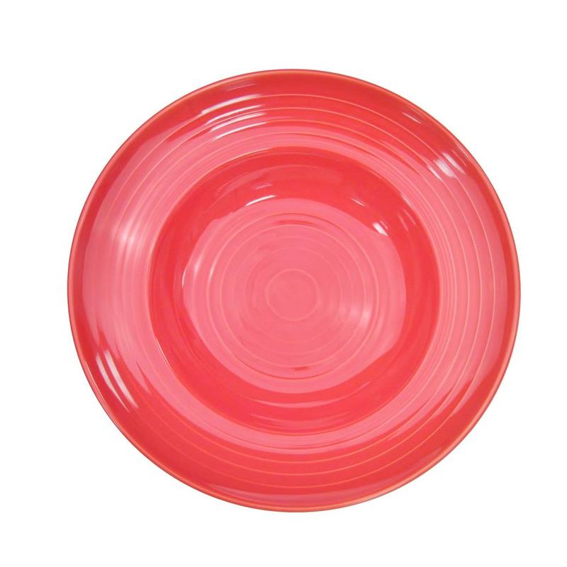 CAC Chinaware Color Tango Pasta Bowl Red 9oz 9"