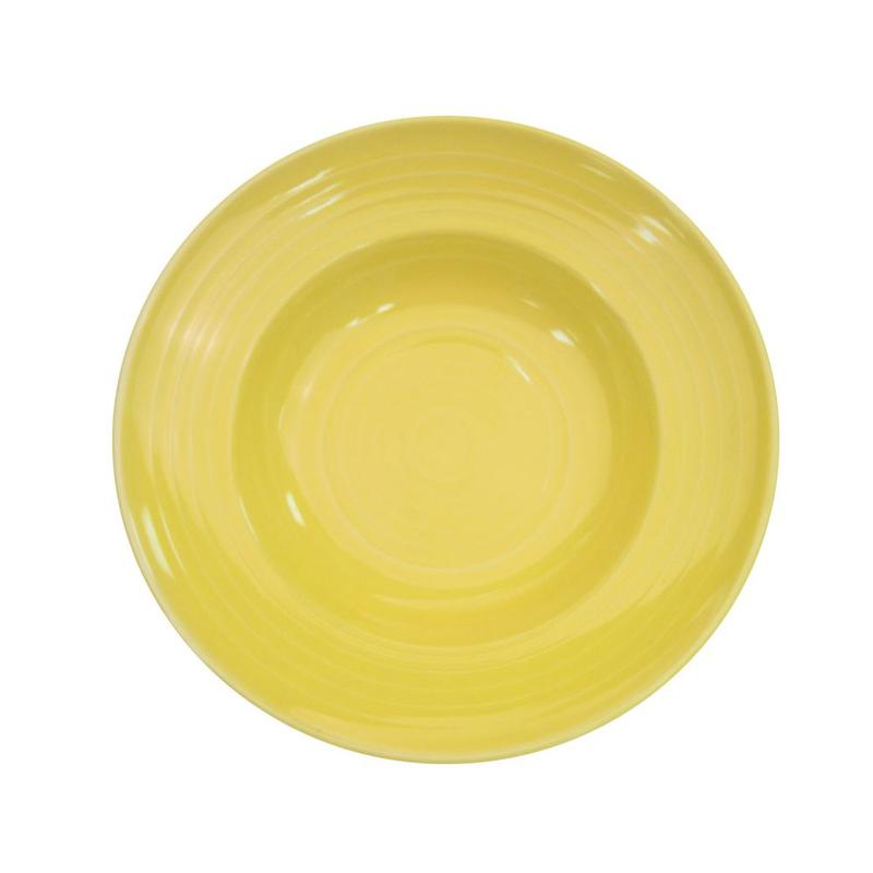 CAC Chinaware Color Tango Pasta Bowl Sunflower 9oz 9"