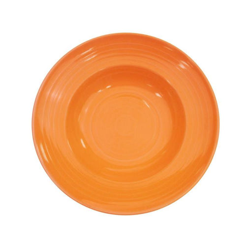 CAC Chinaware Color Tango Pasta Bowl Tangerine 9oz 9"