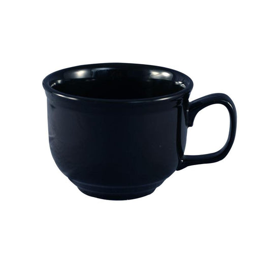 CAC Chinaware Color Tango Jumbo Cup Cobalt Blue 18oz 4 5/8"