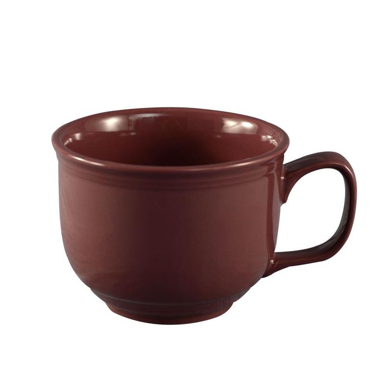 CAC Chinaware Color Tango Jumbo Cup Plum 18oz 4 5/8"