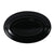 CAC Chinaware Color Tango Oval Platter Black 9 5/8