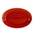 CAC Chinaware Color Tango Oval Platter Red 9 5/8