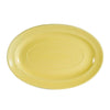 CAC Chinaware Color Tango Oval Platter Sunflower 9 5/8"