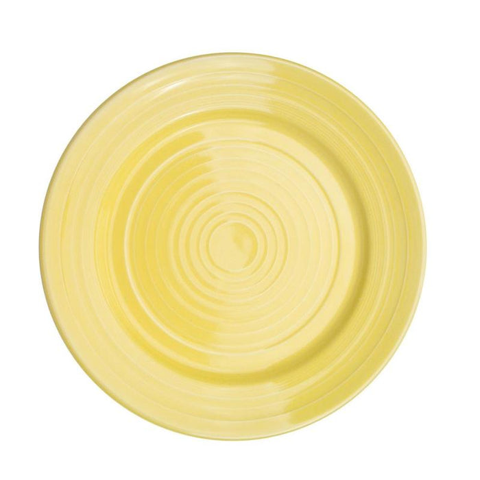 CAC Chinaware Color Tango Plate Sunflower 6 1/2"