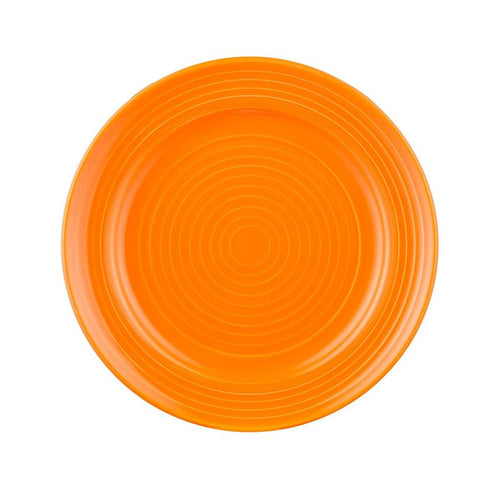 CAC Chinaware Color Tango Plate Tangerine 7 1/2"