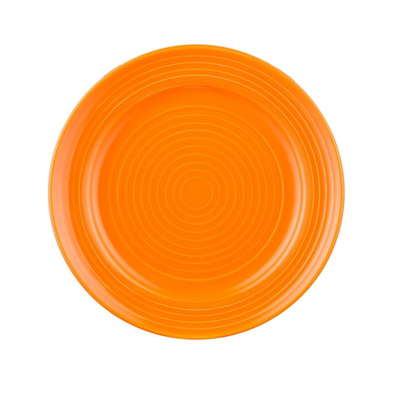 CAC Chinaware Color Tango Plate Tangerine 7 1/2"